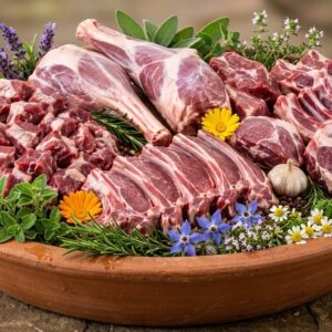 100% fresh full goat meat (আস্ত খাসির মাংস মিক্স কাট)