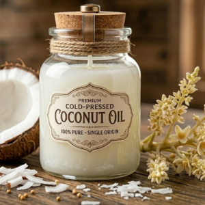 Oil & Ghee (তেল ও ঘি) premium cold pressed coconut oil / খাঁটি নারকেল তেল – 250ml to 500ml