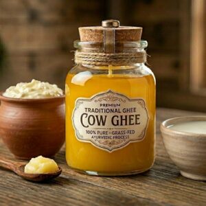 Oil & Ghee (তেল ও ঘি) premium traditional pure cow ghee / খাঁটি গাওয়া ঘি – 250gm to 500gm