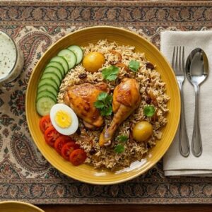 special chicken biryani (চিকেন বিরিয়ানি)
